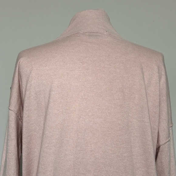 Sanctuary Mock Neck Button Detail Sweater in Apricot, Small - Picture 9 of 12